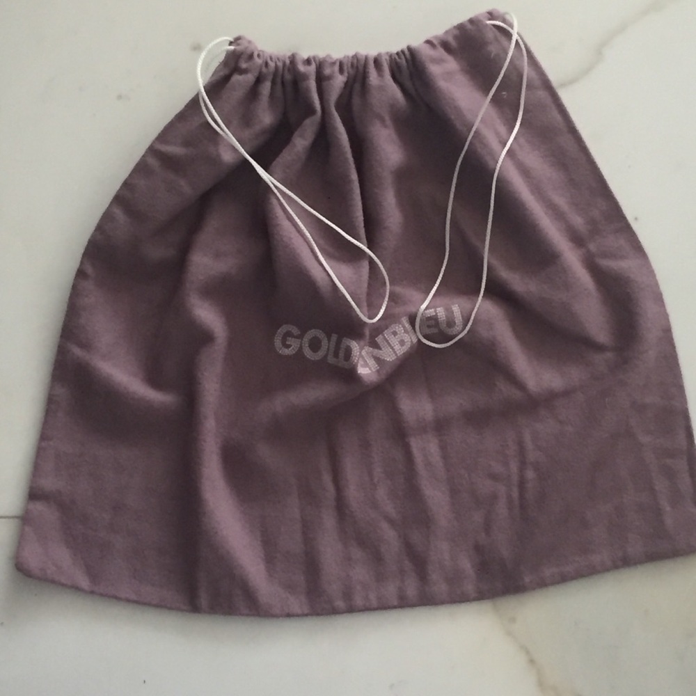Goldenbleu drawstring cotton dust bag lavender
